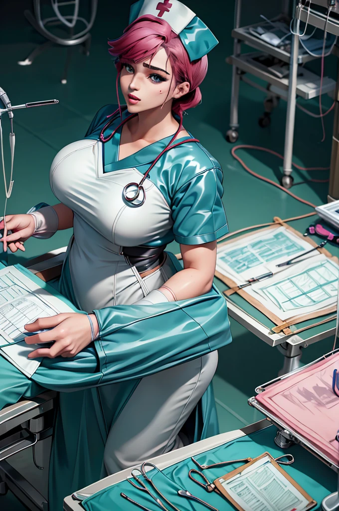 nurse uniform,hospital, latex nurse suit,nurses,busty,elbow gloves,labcoat,black hair woman,blueeyes , gigantic ,medical instruments,asian nurse,two nurses,speculum,examination room,oversize ,big ass ,strap on, lay on table ,legs spreaded,giving birth,gyno chair , dentist,Milf,latex,yellow uniform,oversize breasts,diaper