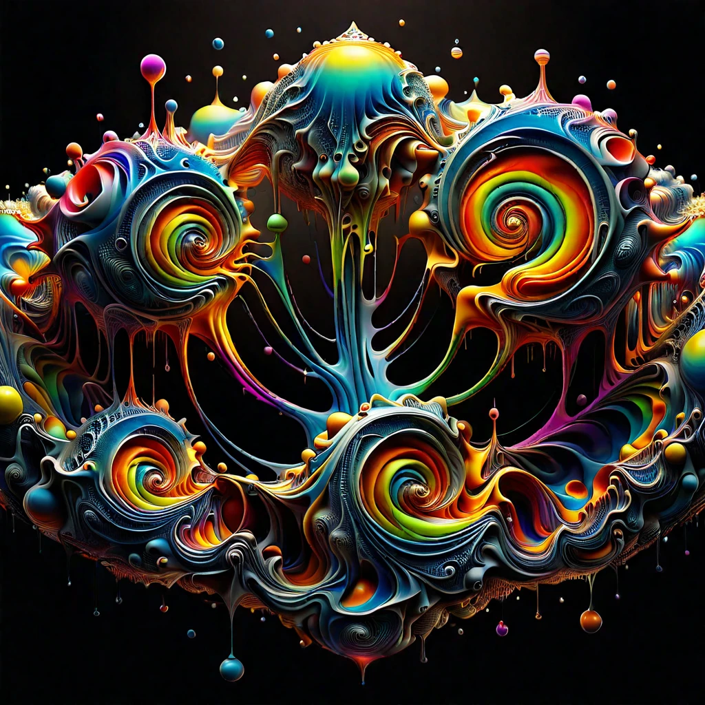 A psychedelic dream, vibrant colors shimmering, glass morphing from colors, intricate rainbow patterns, perfectly formed symmetrical spheres and glowing reflective bubbles, attention to detail on the bubbles and spheres, rainbows of color twisted in and out of translucent orbs, spilled paint and spirals of swirling color in the background, beautiful psychedelic digital art, pixel art, neon colors, 4d mandelbulb psychedelics, glass-like psychedelic landscape, intricate rainbow environment, psychedelic underwater brightness, trails of color and light, bright fluorescent colors, psychedelic vibrant colors, bright psychedelic neon colors, colorful paint drips out of the bubbles, 3D glass spheres melting into each other spilling out colors, visually disorienting, hallucination inducing, optical illusions, startling, stunning images, awe-inspiringly, best quality wallpaper, pixel assets, portrait photography, surrealism, photorealistic, hyperdetailed, glass morphism, digital art, sparkle, optical illusion, glowing light, reflection light, overexposure, god rays backlighting, depth of field, rotational symmetry, UHD, high details, high quality, super detailed, best quality, award winning, masterpieceBrilliant images of pure light emerging from vibrant colors in a psychedelic dream, shimmering glass morphing out of colors, tripped out detailed patterns in all colors, perfectly formed symmetrical spheres and glowing reflective bubbles, attention to detail on the bubbles and spheres, rainbows of color twisted in and out of translucent orbs, background is spilled paint and spirals of swirling colour, beautiful psychedelic digital art, pixel art, neon colors, 4d mandelbulb psychedelics, glass like psychedelic landscape, intricate rainbow environment, psychedelic underwater brightness, LSD,DMT, Psilocybin, Mescaline, trails of color and light, bright fluorescent colors, psychedelic trip, fluorescent psychedelic aesthetic, psychedelic vibrant colors, bright psychedelic neon color