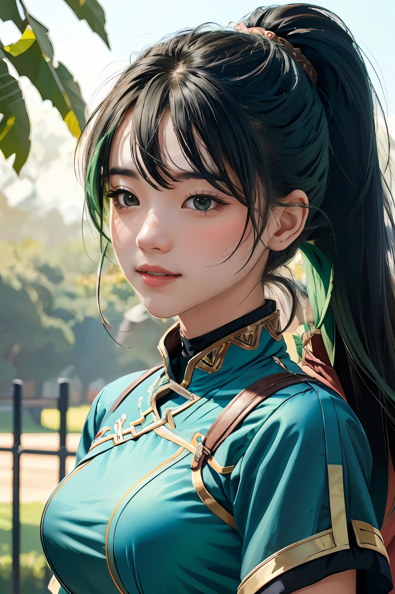 (masterpiece, best quality), intricate details,
1girl, lyn_(fire_emblem), 1girl, solo, ((green hair)), long hair, green eyes, high ponytail, blue dress, large breast, jewelry, fingerless gloves. hair ornament, lyn_(fire_emblem),
BDSM,slave,Rubber,Black Corset,Bondage,Collar,NSFW,((Best Quality, 8k, Masterpiece:1.3))), Crisp Focus: 1.2、(Layer Cut, Big:1.2),Beautiful Woman with Perfect Figure: 1.4、Slender Abs:1.2、Wet Body:1.5、Highly Detailed Face and Skin Texture、Detailed Eyes、Double Eyelids,Long Hair