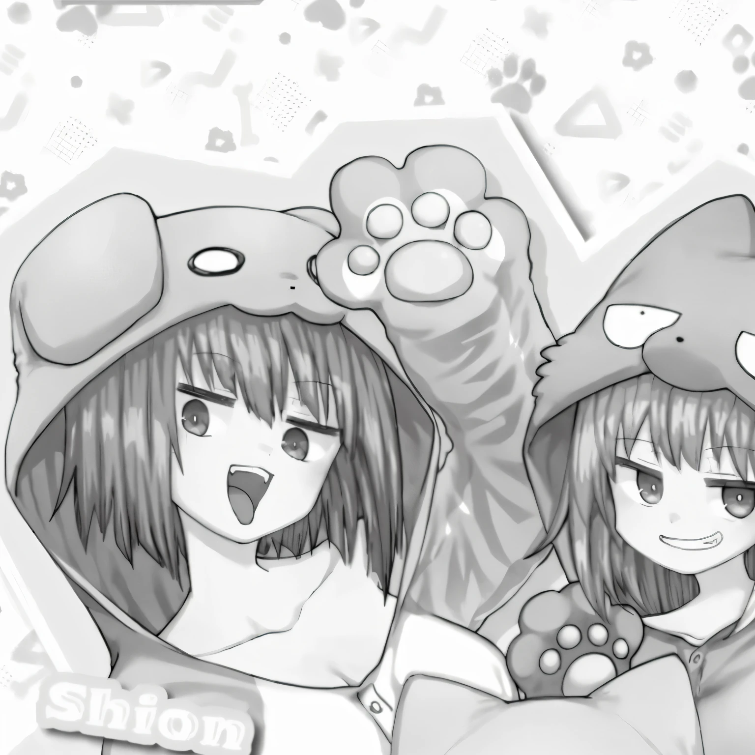 boy, squirrel, furry, bodyfur, tail, collar, bra, bottomless, gloves, boots, chibi, sparkling eyes, idol, hair bow, happy, full body, penis, testicles, play the guitar, singing, smile