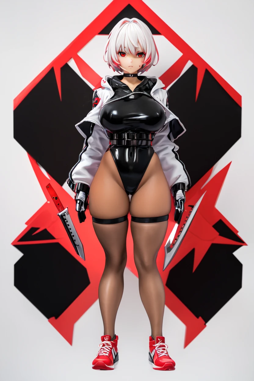 araffe dressed in a black and red outfit posing for a picture, thicc, 2 b, 2b, oppai cyberpunk, yayoi kasuma, full-cosplay, cosplay on black harley queen, anime girl cosplay, cosplay, masuimi max, bbwchan, anya from spy x family, v from devil may cry as an elf