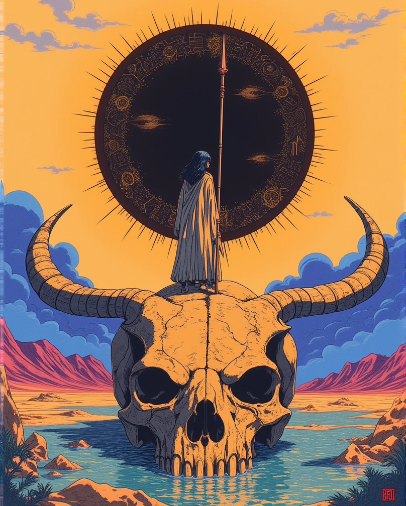 skull and lucifer talking to each other above a pile of corpses, fancy, intrikate, chic, highy detailed, centred, symetry, painted, intrikate, volumetric lighting, comely, masterpiece rich in deep colors, sharp focus, ultra detaild, in the style of dan mumford and marc simonetti, astrophotography
