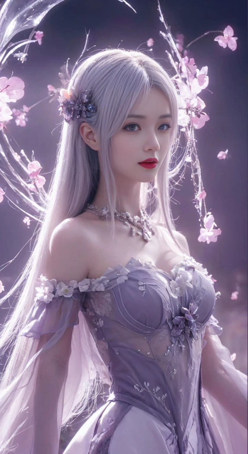 from below,full body, ultra hd wallpaper, chinese architecture, mythology, peach blossom, lotus flower, dream background, transparent clothes, pear hanfu, cleavage, chinese style, buttonless clothes, strong angle, camelto, beautiful and delicate eyes, blue eyes, glazed pupils, long eyelashes, smile, lipstick, beautiful face, creamy smooth skin, wet clothes, (beautiful fine water), (floating), (fine light), (lightning in hand), lightning surrounding, (lightning chain), intense angle, dynamic angle, The girl's golden eyes were sharp and dazzling, exuding wisdom and determination. The translucent quality of her skin adds to her sense of being as a spiritual being, as if she is able to see and understand things beyond the mortal realm. The powerful aura emanating from her adds to her feeling of being a powerful practitioner, capable of performing great feats, and the girl's transparent hanfu is decorated with intricate patterns and designs that evoke feelings of cultural history and tradition. The flowing silks and delicate fabrics of the garments add a sense of elegance and sophistication. The fairy sword she wields is a work of art in itself, beautifully designed and complex, oversized breasts, (nsfw), after, after, pubic hair, rainbow hair, (((color)), floating hair, (white gradient hair), light pink long hair wide-angle lens, POV, perspective, 4K, looking at viewer, (from side:1.2), (head tilt:1.65), (leaning_back:1.25),
