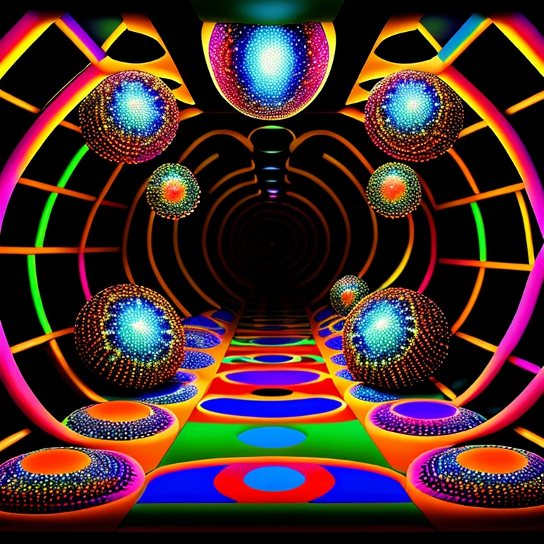 A psychedelic dream, vibrant colors shimmering, glass morphing from colors, intricate rainbow patterns, perfectly formed symmetrical spheres and glowing reflective bubbles, attention to detail on the bubbles and spheres, rainbows of color twisted in and out of translucent orbs, spilled paint and spirals of swirling color in the background, beautiful psychedelic digital art, pixel art, neon colors, 4d mandelbulb psychedelics, glass-like psychedelic landscape, intricate rainbow environment, psychedelic underwater brightness, trails of color and light, bright fluorescent colors, psychedelic vibrant colors, bright psychedelic neon colors, colorful paint drips out of the bubbles, 3D glass spheres melting into each other spilling out colors, visually disorienting, hallucination inducing, optical illusions, startling, stunning images, awe-inspiringly, best quality wallpaper, pixel assets, portrait photography, surrealism, photorealistic, hyperdetailed, glass morphism, digital art, sparkle, optical illusion, glowing light, reflection light, overexposure, god rays backlighting, depth of field, rotational symmetry, UHD, high details, high quality, super detailed, best quality, award winning, masterpieceBrilliant images of pure light emerging from vibrant colors in a psychedelic dream, shimmering glass morphing out of colors, tripped out detailed patterns in all colors, perfectly formed symmetrical spheres and glowing reflective bubbles, attention to detail on the bubbles and spheres, rainbows of color twisted in and out of translucent orbs, background is spilled paint and spirals of swirling colour, beautiful psychedelic digital art, pixel art, neon colors, 4d mandelbulb psychedelics, glass like psychedelic landscape, intricate rainbow environment, psychedelic underwater brightness, LSD,DMT, Psilocybin, Mescaline, trails of color and light, bright fluorescent colors, psychedelic trip, fluorescent psychedelic aesthetic, psychedelic vibrant colors, bright psychedelic neon color