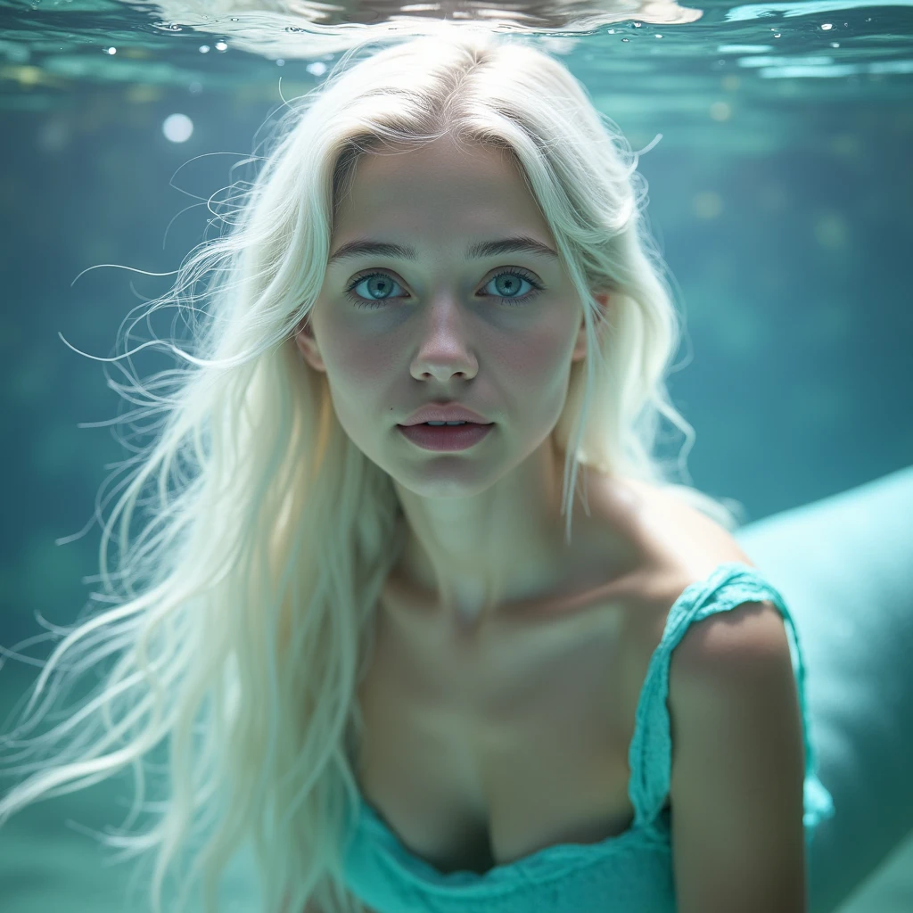 (best quality,8k,highres:1.2),(nsfw:1.2),Underwater - Sea,Mermaid Girl,(13-year-old Russian beauty girl:1.1),(a baby face:1.1),(drooling eyes:1.1),Very light platinum blonde hair,Light blue eyes,(sexy:1.1),(naked small breasts:1.1) --auto