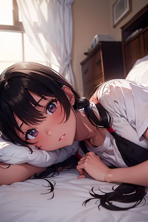 Absolute Resolution, super high quality, Very detailed, Official Art, masterpiece, master piece break one、３Year old child:1.85、on a fluffy futon:1.85、Pink hoodie:1.85、White panties:1.85、Cute Kids Room:1.85、((Photo from directly above、Spread your legs as wide as possible:1.85、facial:1.85、顔に大量のsemen:1.85、髪に大量のsemen:1.85、the whole body gets wet:1.85、crying expressions:1.85、Crying face:1.85、Baby Face:1.85、Baby Face:1.85、Baby Face:1.85、semen:1.85、Pink hoodie:1.85、White panties:1.85、３Year old child:1.85、超Short length:1.85、Super young:1.85、Ultra-flat chest:1.85、Baby Face:1.85、Baby Face:1.85、Baby Face:1.85、Ultra-flat chestのNipples are visible:1.85、Ultra-flat chestのNipples are visible:1.85、Please open your mouth wide:1.85、Short length:1.85、Short length:1.85、Baby Face:1.85、Baby Face:1.85、Baby Face:1.85、Are crying:1.85、Stretch your arms and raise them:1.85))、超小さくてSuper young:1.85、Baby Face:1.85、Ultra-flat chest:1.85、Ultra-flat chestのNipples are visible:1.85，Nipples are visible:1.85、Crying face:1.85、blush、my eyes are full of tears, please Please open your mouth wide:1.85，((crying expressions:1.85、facial:1.85、semen:1.85))，On the crib:1.85，Open one&#39;chest，Ultra-flat chest，Ultra-flat chestのNipples are visible:1.85、(Black Hair、Short Bob、Beautiful cat、short hair、hairpin、Cute Kids Room、trembling:1.2)、Baby Face、Baby Face、Baby Face、Baby Face、Baby Face