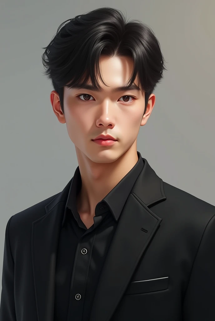 oppav3, (masterpiece, ultra quality, high resolution, 8k, intricate: 1.2), (detailed face:1.2), (wearing black shirt:1.5), handsome, detailed skin, pores, absurdres, hunk, 1boy, male focus, ((realistic)), good lighting quality, muscle veins, ((pale skin)), flexing, balanced eyes,