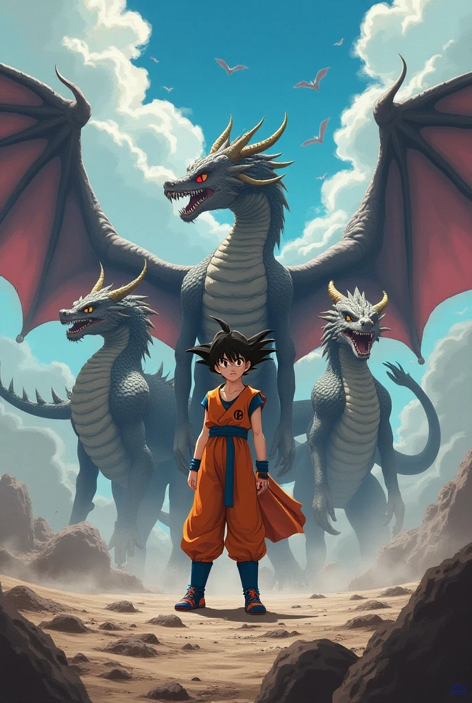 goku and shadow the hedgehog and charizard