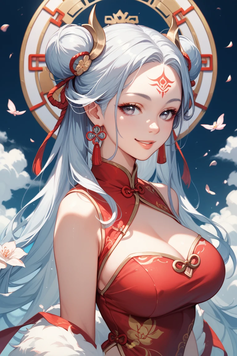 Ridiculous resolution, A high resolution, (Masterpiece:1.4), ultra - detailed, 1girll, ,C cup chest,looking from above, the space, afloat,moons,Running position,Wide-angle lens distortion,does not wear panties,Song dynasty clothing,alien spaceship