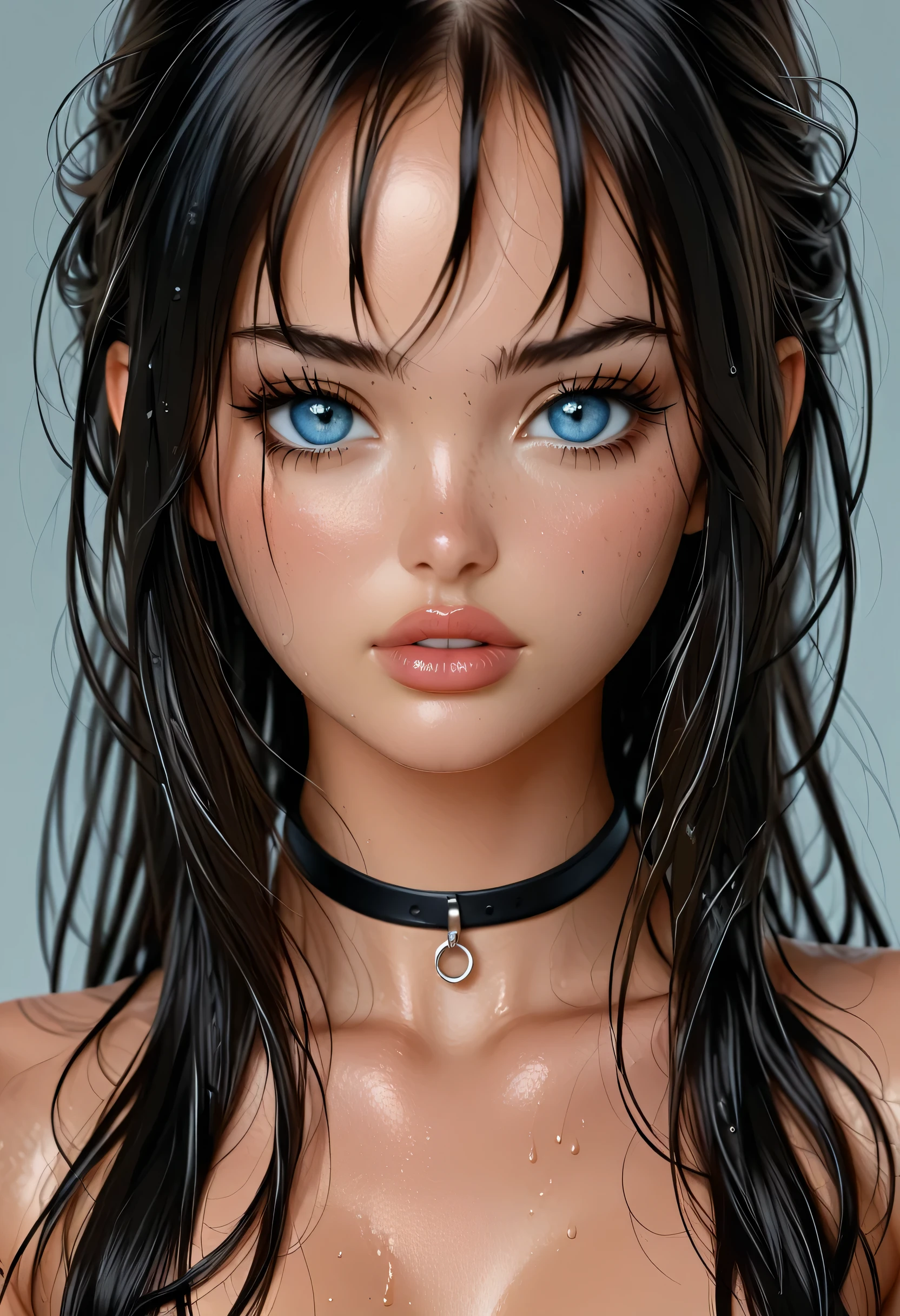 Ana de Armas olhos verdes brilhantes, deitada, pornografia POV, explicit pornography explicit pornography, Symmetrical face, boca perfeita, alta qualidade, Hiper realista.