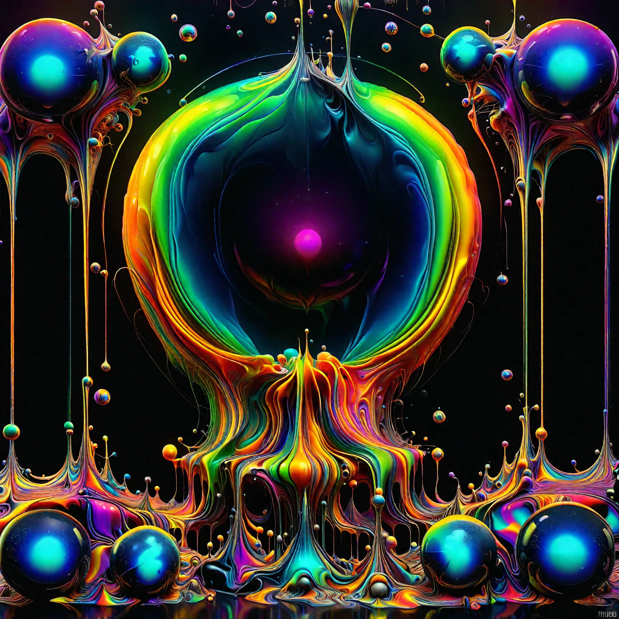 A psychedelic dream, vibrant colors shimmering, glass morphing from colors, intricate rainbow patterns, perfectly formed symmetrical spheres and glowing reflective bubbles, attention to detail on the bubbles and spheres, rainbows of color twisted in and out of translucent orbs, spilled paint and spirals of swirling color in the background, beautiful psychedelic digital art, pixel art, neon colors, 4d mandelbulb psychedelics, glass-like psychedelic landscape, intricate rainbow environment, psychedelic underwater brightness, trails of color and light, bright fluorescent colors, psychedelic vibrant colors, bright psychedelic neon colors, colorful paint drips out of the bubbles, 3D glass spheres melting into each other spilling out colors, visually disorienting, hallucination inducing, optical illusions, startling, stunning images, awe-inspiringly, best quality wallpaper, pixel assets, portrait photography, surrealism, photorealistic, hyperdetailed, glass morphism, digital art, sparkle, optical illusion, glowing light, reflection light, overexposure, god rays backlighting, depth of field, rotational symmetry, UHD, high details, high quality, super detailed, best quality, award winning, masterpieceBrilliant images of pure light emerging from vibrant colors in a psychedelic dream, shimmering glass morphing out of colors, tripped out detailed patterns in all colors, perfectly formed symmetrical spheres and glowing reflective bubbles, attention to detail on the bubbles and spheres, rainbows of color twisted in and out of translucent orbs, background is spilled paint and spirals of swirling colour, beautiful psychedelic digital art, pixel art, neon colors, 4d mandelbulb psychedelics, glass like psychedelic landscape, intricate rainbow environment, psychedelic underwater brightness, LSD,DMT, Psilocybin, Mescaline, trails of color and light, bright fluorescent colors, psychedelic trip, fluorescent psychedelic aesthetic, psychedelic vibrant colors, bright psychedelic neon color