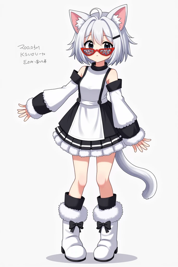 anime girl with cat ears and tail in a white bikini, neferpitou, holo is a wolf girl, anime catgirl, white cat girl, cute anime catgirl, seductive anime girl, beautiful anime catgirl, white - haired fox, holo if a wolf girl, wolf ears, attractive cat girl, nyaruko-san, anime moe artstyle