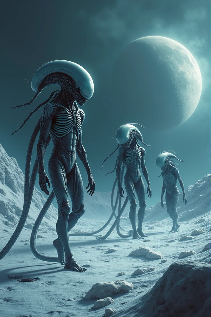 Humanoid monsters from another dimension, cosmic