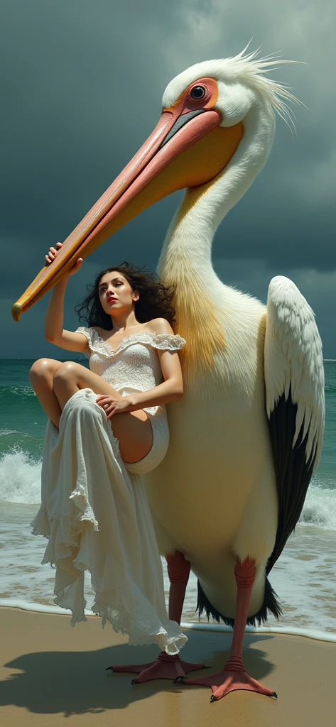 araffe woman in a transparent white dress with a bird flying over her, donzela bonita, fantasy photoshoot, deusa grega Atena, Alena Aenami e Artgerm, deusa grega, Senhora Palutena, inspirado em Magali Villeneuve, Deusa Romana, feiticeira bonita, Aly Fell e Artgerm, Deusa da mitologia grega, linda donzela fantasia