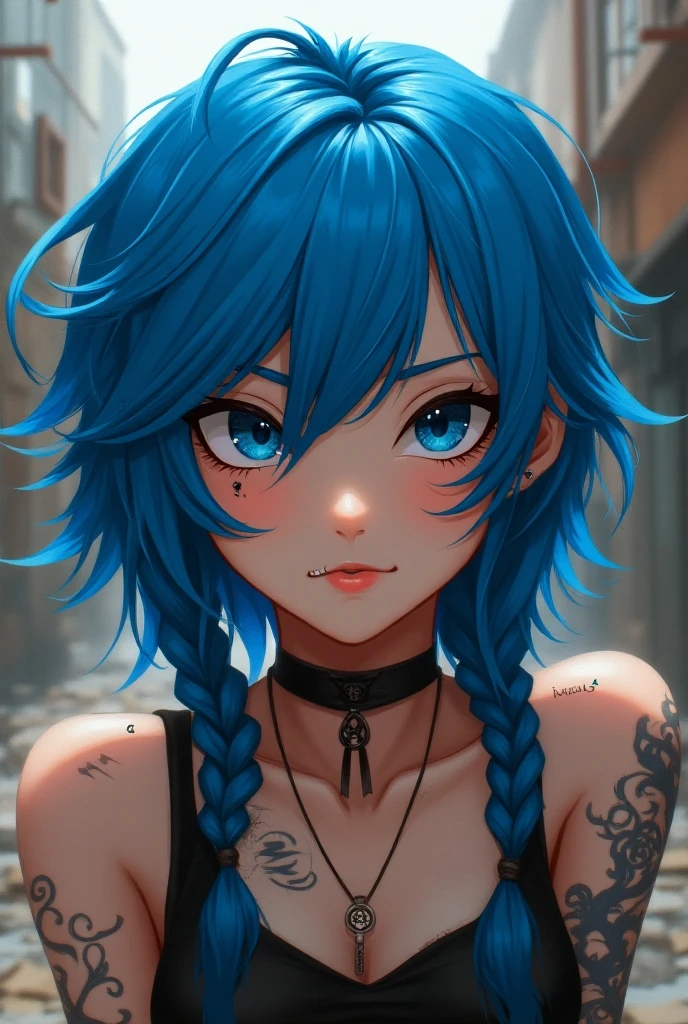 jinx blue hair