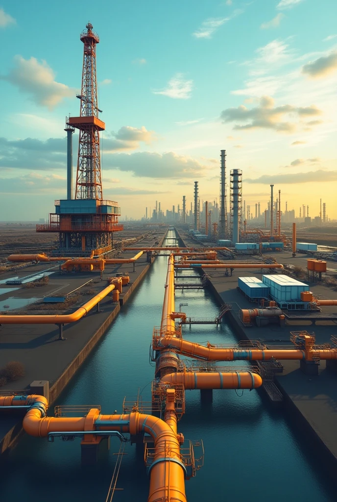 Oil Rig Usage Drilling : Oil field exploration , oil drilling using drilling rigs ...