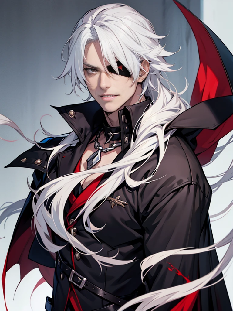 Anime, demonio, homem, chifres.