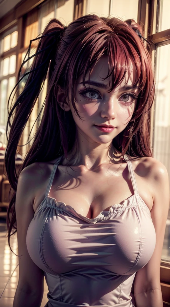 16k, highres, masterpiece, best quality, realistic, cinematic photo a very short girl, solo, (looking at viewer:1.2), high definition, 8K, detailed face,(1girl,mio naruse, long hair, red hair, two side up, purple eyes, large breasts, hairclip, medium breasts,,smile) grabbing her breast, showing her breast, long red hair, tied ponytail, hair accessories, (purple eyes:1.2), blushing expression, white draped dress, elegant evening attire, low-cut outfit, large bust, wrapped dress design, light fabric, delicate bracelet, slender fingers, holding strap or leash, soft lighting, modern urban background, tiled floor, natural greenery, shy or timid pose, anime style, glossy highlights on hair, soft shadow detailing16k, highres, masterpiece, best quality, realistic, cinematic photo a very short girl, solo, (looking at viewer:1.2), high definition, 8K, detailed face, grabbing her breast, showing her breast, 1 girl, alone,(extremely detailed CG unity 8k wallpaper), (masterpiece), (best quality), (ultra-detailed), (best illustration), (best shadow), (absurdres)
  ((((ultra realistic,32k,RAW photo:1.1),(high detailed skin:1.1), 8k uhd, dslr, high quality, film grain, (makeup, mascara:1.1), 