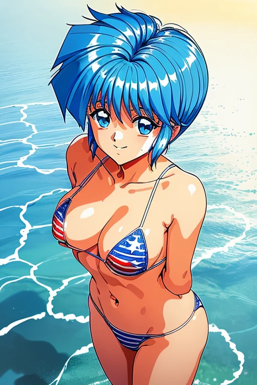 ayanami rei、Stars and Stripes Bikini