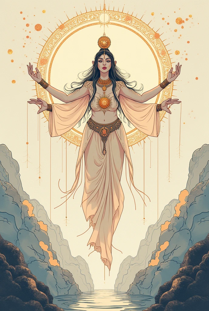 Naked girl 3x4 facing forward, solid color background, nsfw, golden armor, (full body:2.0), an ancient Chinese goddess, guanyin of the southern seas, Guanyin, Inspired by India, Avalokiteshvara Bodhisattva Phoenix,,Serene expression,shui mo hua,Buddha,Buddhist,Lotus,Chinese painting style,Thangka style, (nsfw: 2.0), sexual , Meditate, (Meditate:1.5)