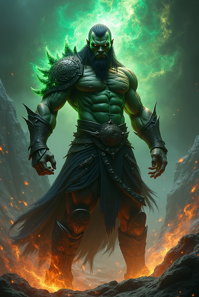 1boy,man,world of warcraft,thrall,growling,<lora:é­å½ä¸ç-å½äººThrall:0.5>,((glowing eyes)),tusks,(facial lighting:1.2),<lora:LCM-LoRA_sd15:1>,<lora:å·¨äººæ_v1.1:0.7>,dramatic lighting,(sweaty chest),(8k,best quality, masterpiece:1.2),(glow:0.5),armor,space,moon,green skin,cloth,blue eyes,open mouth,planet,depth of field,(smoke in background:0.6),(((front lighting))),((lighting)),Multi angle lighting,lens_flare,background light,available light,rim light,Volumetric Lighting,moody lighting,white hair,loose hair,Cinematic Lighting,backlighting,long braid,