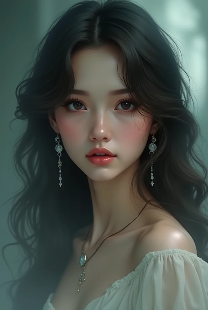 8k, masterpiece, RAW Photos, Highest quality, Realistic, Very detailed, Depth of written boundary, Cinematic Light, Anatomically correct body, 
An elegant beautiful mature woman, Very beautiful face, Exquisitely detailed face, (Goddess-like deity々Beautiful:1.4), Very sensitive skin, Transparent muscle, Shiny white skin, Glamorous Body, 
(Wavy black long hair:1.2), Sexy Breasts, Sexy ass, 
(A pure white slit draped dress like a goddess:1.4), (Detailed cloth texture:1.2), (Gorgeous necklace:1.1), (Gorgeous earrings:1.1), 
(Dark starry background:1.4), (Milky Way:1.1), (milky way:1.1), (shooting star:1.1), (Dark coastline at night:1.4), (Pitch black sea surface:1.4), 
(Low angle shot:1.8), 