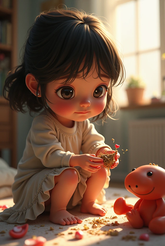 (masterpiece), (best quality), (ultra-detailed), (full body:1.2), Super cute, Baby, Pixar, Baby panda in pajamas, Big bright eyes, Fluffy, Smile, Delicate and fine, Fairy tales, Incredibly high detailed, Pixar style, Bright color palette, Natural light, Simple background with pure color, Octane render, Trending on Artstation, Gorgeous, Ultra wide angle, 8k, HD, Realistic