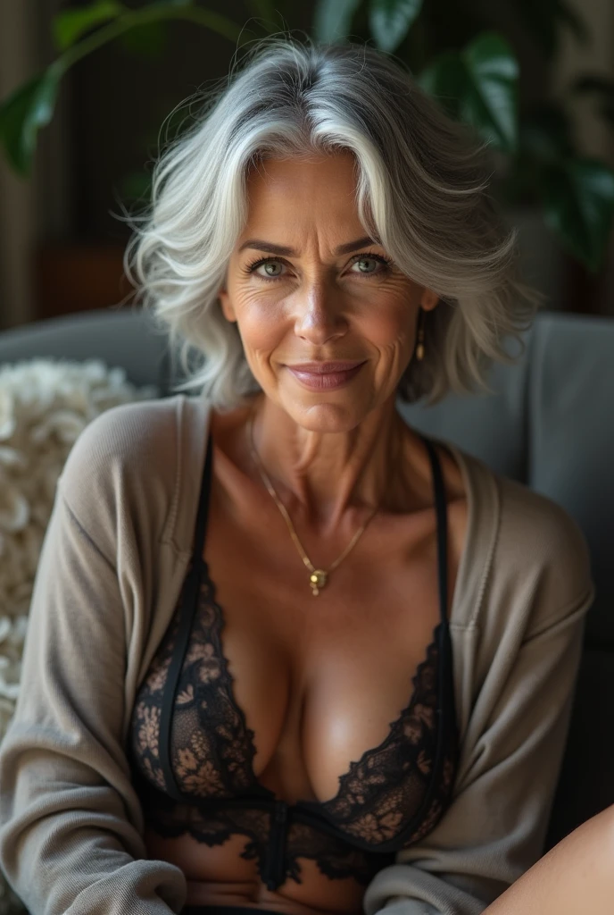 Attractive beautiful mature woman 60 years old with big silver curly hair, beautiful detailed eyes, beautiful detailed lips, smiling, extremely detailed face, long eyelashes, huge high DD breasts, huge breasts, shows huge breasts, naked breasts, huge butt, she is sitting in the bath tub, the tub is full of water, the water covers half her body, wearing glasses, photorealistic, full body, looking at the camera, arms stretched in front, touching her breasts, high perspective quality, detailed and hyper-realistic cinematic lighting, natural skin tones, dramatic angles.