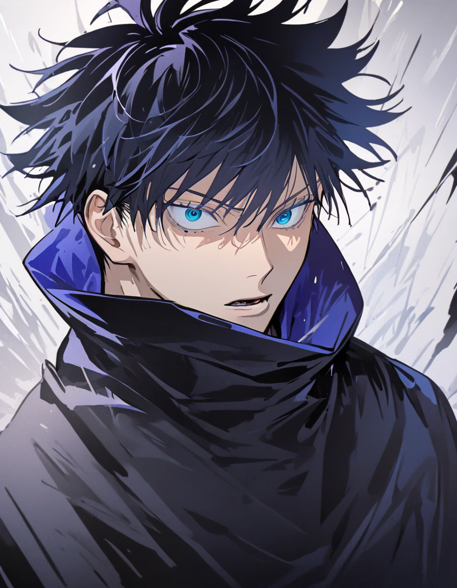 (masterpiece), best quality, expressive eyes, perfect face, 1boy,  male focus, gojou satoru, jujutsu kaisen, 