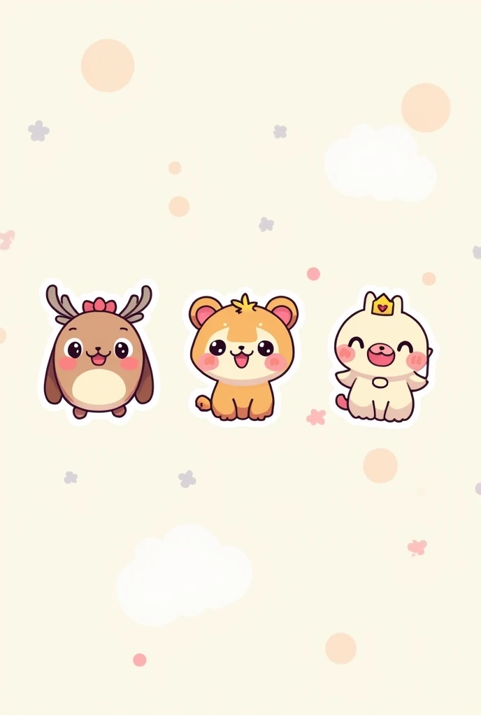 cute characters for stickers