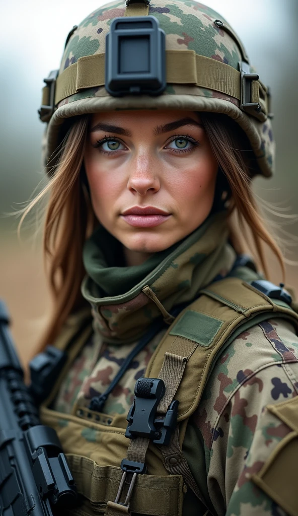 modelshoot style, (very detailed 8k wallpaper), medium shot of sexy female soldier, American ERDL lowland camouflage, intricate, high detail, dramatic, elite army real world, fantastic location, combat environment, rugged and harsh situation soldier, action shooting, skin pores, very dark lighting, heavy shadows, detailed, detailed face, (vibrant, photo realistic, realistic, dramatic, dark, sharp focus, 8k), (weathered greasy dirty damaged old military uniform: 1.3),