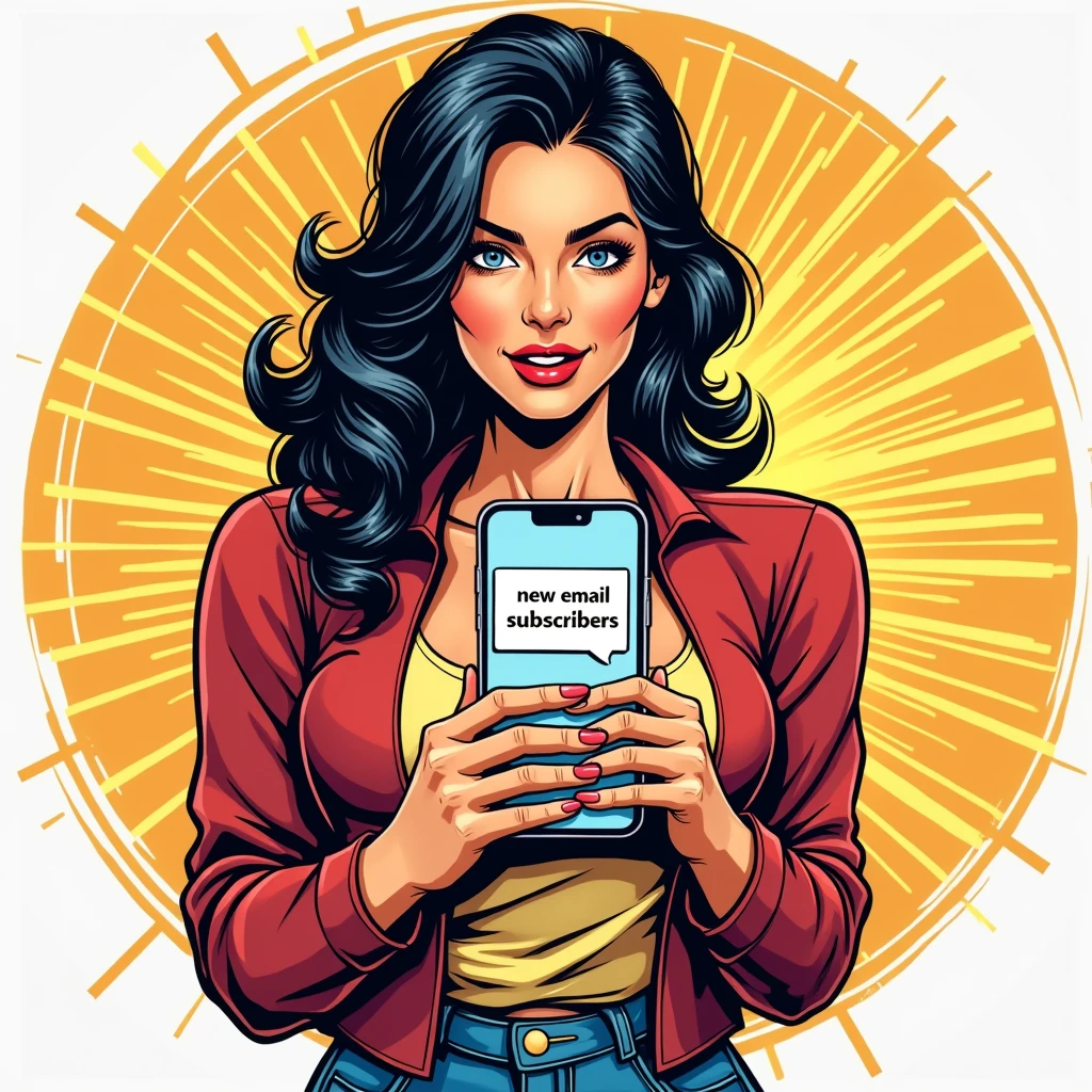 cartoon, vector illustration, no gradient, solid color fill, a beautiful indonesian girl, solo, (1girl:1.9), Long straight Black Hair, Brown Eyes, Almond shaped Eyes, Heart shaped Face, Roman Nose, Olive Skin, detailed skin, no makeup, natural look, imperfect skin, (tall figure:1.2), (athletic fit-muscled body:1.2), defined abs, 8k, highly detailed, soft light, (white background:1.2), full smile, (red business suit with skirt:1.5), (showing a giant tablet screen:1.9), full body view