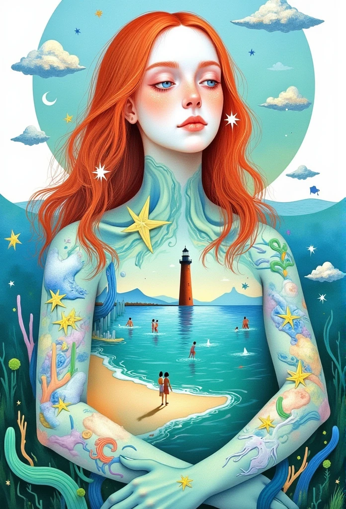 in_container,ankymoore,  
stasis tank,super long hair,  thighhighs,  flowers, coral, fish, 
oil painting, 
earring, ornamental, intricate details, 
tattoo,
nude,underwater,closed_eyes,vaginal object insertion,
lineart, white background,illustration, cute, 2d, 1girl, solo, white background, 
 <lora:CultivationTank[in_container]V3:1>      <lora:ankymoore-04:0.8>