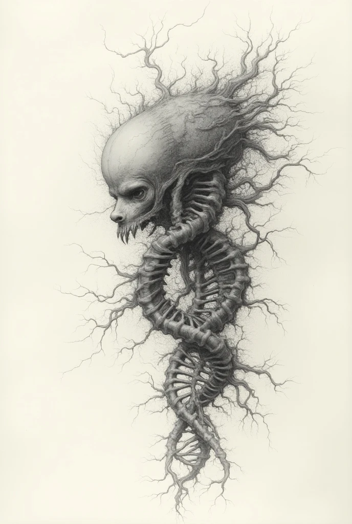 psychedelic, intricate, hyper detailed, artistic, human figure, anatomy, portrait, veins and arteries, scary, turning into cosmic ashes, body horror
