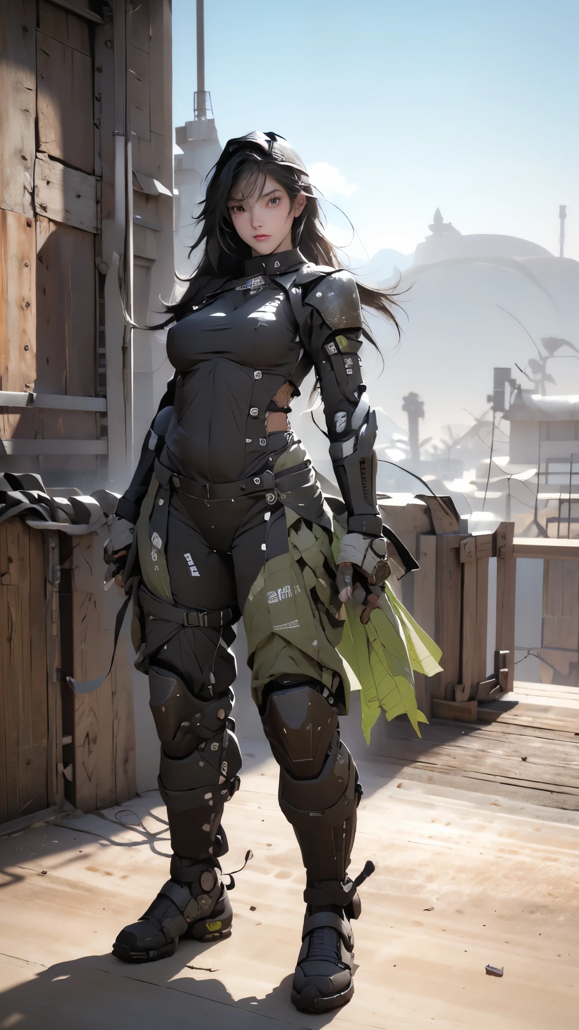 Beautiful female soldier in a green uniform holding a gun, tattered military gear, mechanized soldier girl, oversized mechanical exoskeleton arms and legs, inspired by Masamune Shirow, girl in mecha armor, mechanized valkyrie girl, cushart kenz, ry girl, Bare Skin, Athletic Well Toned Body, sweaty skin, Barely Clothed, cammo patterns, Beautiful Face, dieselpunk Theme, Fiverr Dnd Character, Octane Render, Digital Art, Extreme Detail, 4k, Ultra Hd, Polished, Beautiful, Hyperdetailed, Intricate, Elaborate, Meticulous, Photorealistic, Sharp Focus, Wlop, Character Design, Unreal Engine, 3d Rendered, Volumetric Lighting, Reflections, Glossy, Digital Illustration, Pose, Suggestive Pose, Lewd, Full Body Shot, naked, nude, uncovered breasts, exposed breasts, exposed crotch, vissible nipples, puffy vagina, anatomically correct 💖❤💕💋