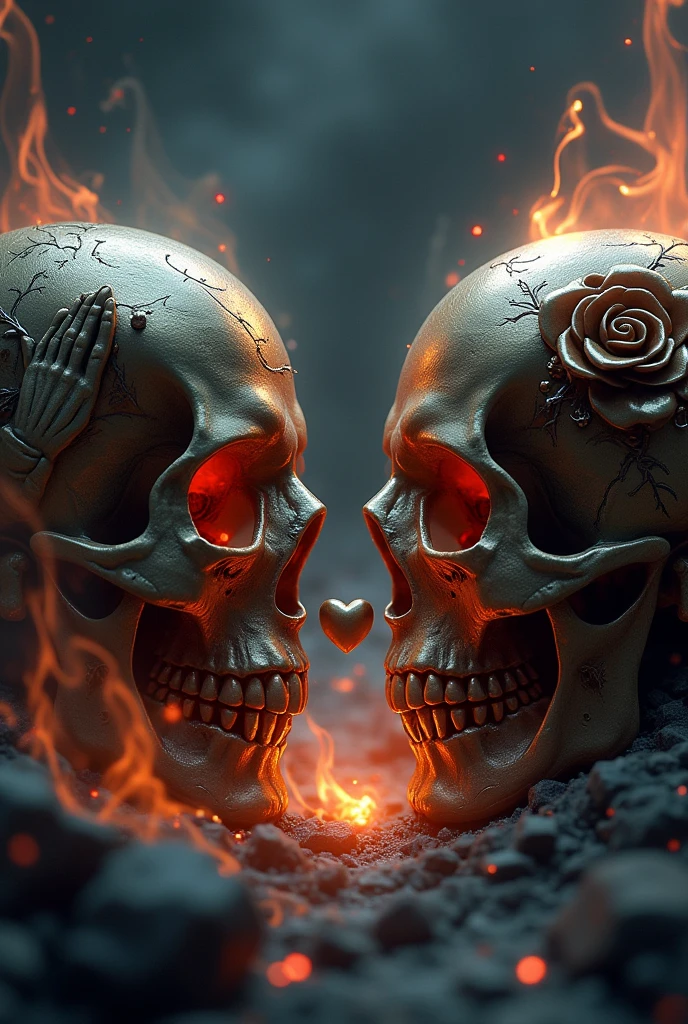 skull with horns and a skull head in front of a fire, fiery skull contemplating life, insanely detailed octane render, flaming skull, fantasy style 8 k octane render, detailed octane render, super detailed octane render, high detail octane render, highly detailed octane render, fantasy skull, satan in hell, octane render”, octane render ”, hyper realistic octane render, detailed unreal engine 5 render
, high definition, hyperrealistic 4k full HD photography with hyper realistic details, best quality, masterpiece, ultra detailed, official art, full body, best worst quality,
