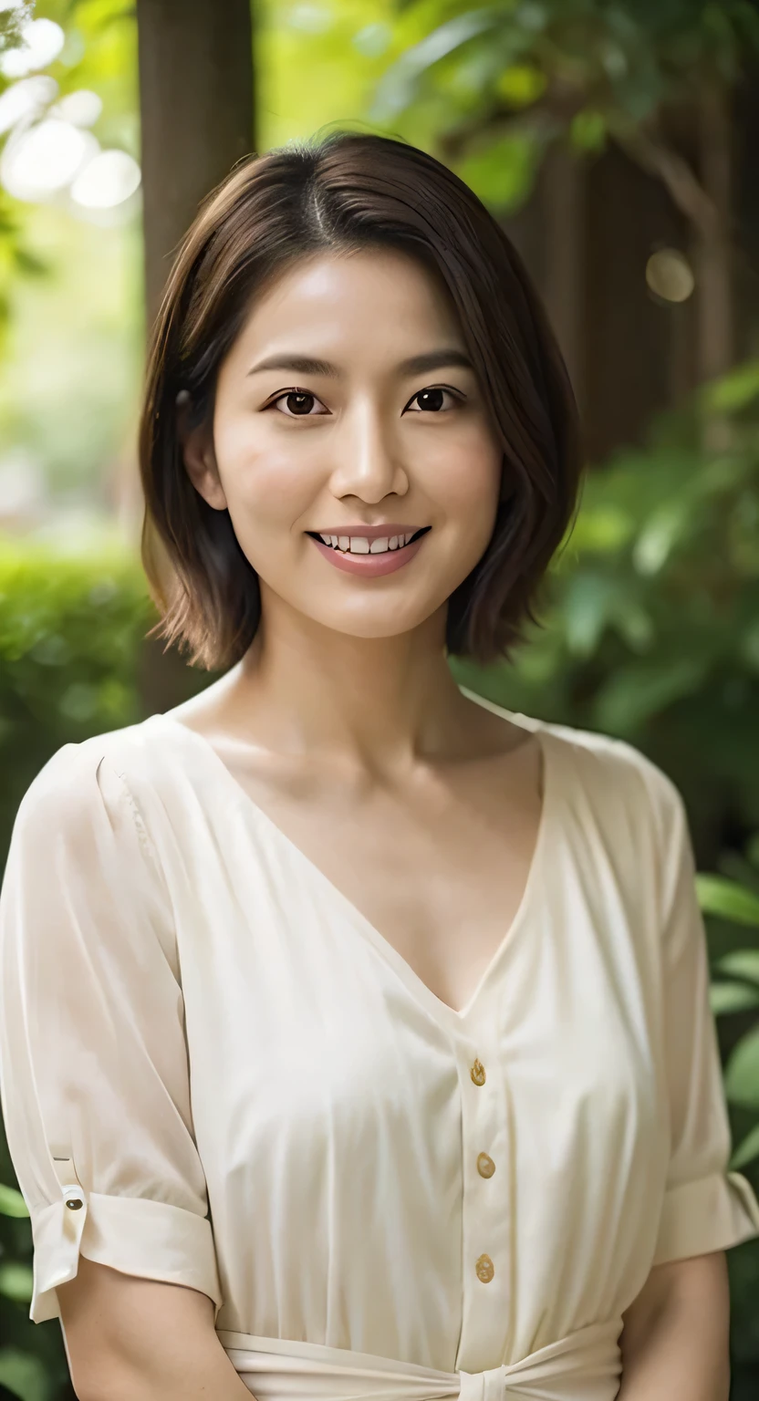 1girl,(RAW photo, best quality), (realistic, photo-realistic:1.4), masterpiece, an extremely delicate and beautiful, extremely detailed, 2k wallpaper, Amazing, finely detail, extremely detailed CG unity 8k wallpaper, ultra-detailed, highres, soft light, beautiful detailed girl, extremely detailed eyes and face, beautiful detailed nose, beautiful detailed eyes,cinematic lighting,perfect anatomy,slender body
wearing a blue peplum dress,blue skirt,(bokeh:1.2)
at a shrine,tall stone stairs,(hydrangea flowers),cloudy
,smile
 <lora:amamiyuki_lora:0.8>(short hair)