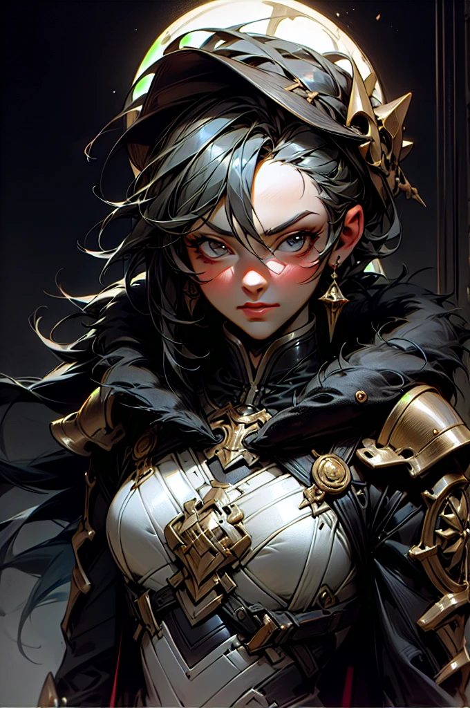 The Demon Lord looms in sinister grandeur, with glowing red eyes piercing through the darkness. His black, short hair appears wild and untamed, while his long claws create a menacing aura around him. His visage emanates an ominous power, striking fear into those who behold it.  --auto --s2