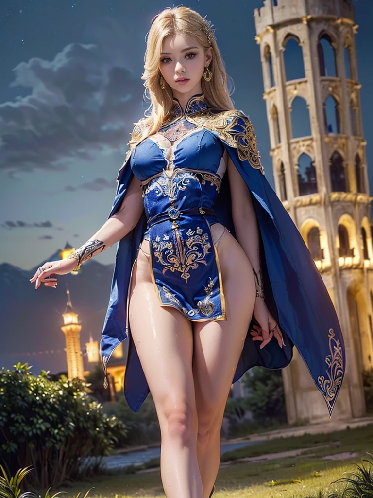 (((masterpiece, best quality))), (((high quality))), (((high resolution illustration))), (((hyper detail))),NSFW, (((Wordsworth's Sharon))),(((Very beautiful long blonde hair))), (((Very beautiful face))), ((((Detailed face)))),(((very beautiful blue eyes))),(((Realistic Skin))),(((her face is flushed))),(((slim body))),(((slim thighs))),(((small breasts))),(((very beautiful slender legs))),(((platinum armor with extremely detailed and intricate decoration))),(((A skirt with extremely detailed and intricate decoration))),(((Boots with extremely detailed and intricate decoration))),(((A cloak with very detailed and intricate decoration))),(((beautiful earrings))),(((beautiful hair ornaments))),(((at the very beautiful castle))),(((wet her skin))),(((1girl))),(((many boys))),(((saliva))),(((very angry))),(((standing))),(((from below)))