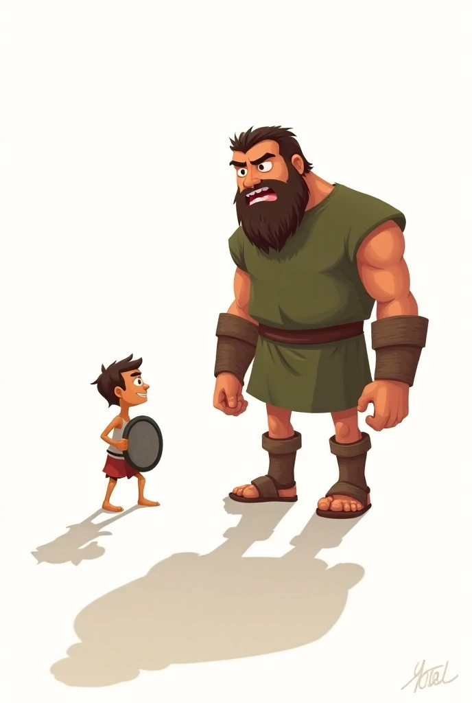 A portrait of an African man drastically lashing his young little son