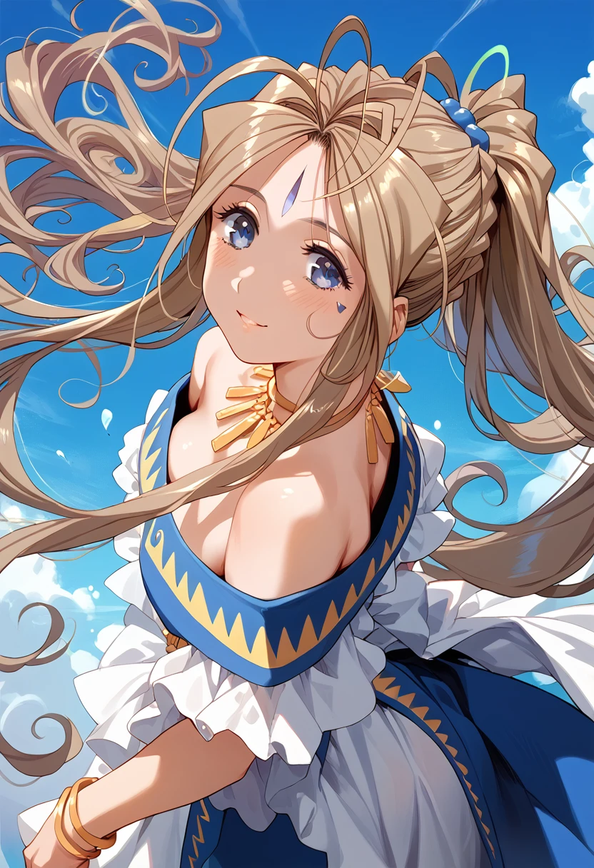 masterpiece, high definition , best quality,8k (Ah! My Goddess,Belldandy)squat