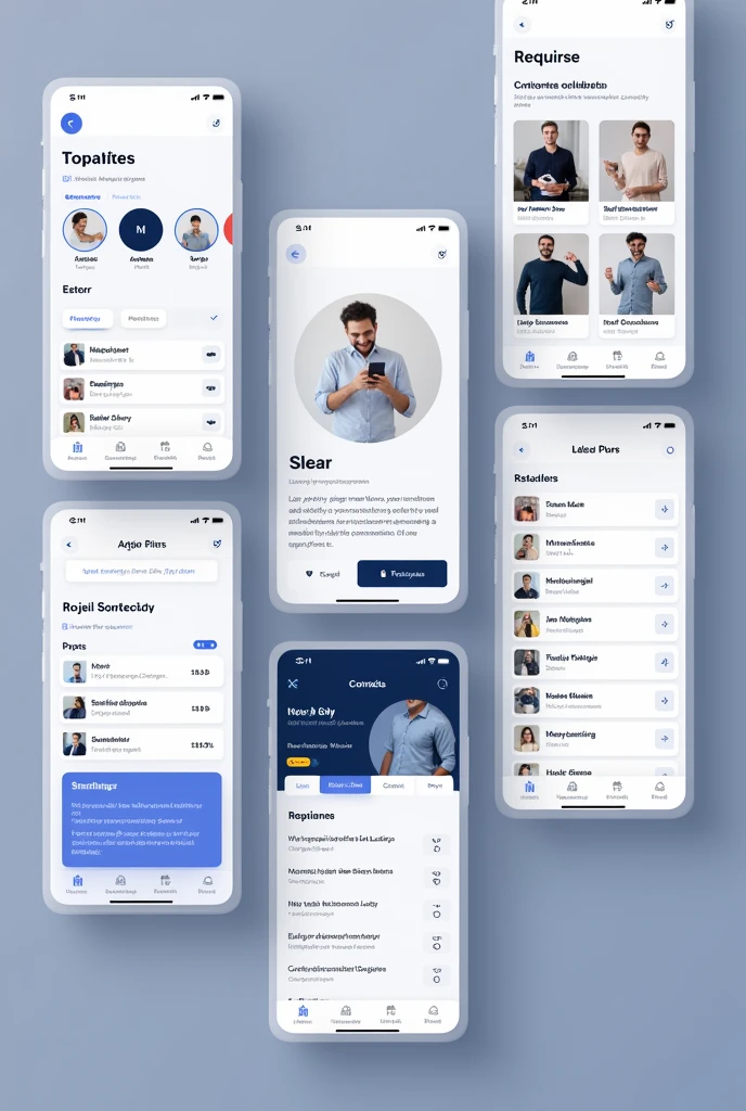 Make a high fidelity prototype mobile apps that has All screens and ...