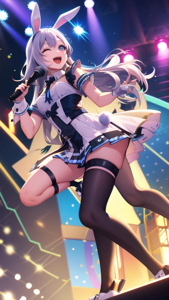 masterpiece, best quality, ultra detailed, 1 girl, show panties, micro skirt, dynamic pose,