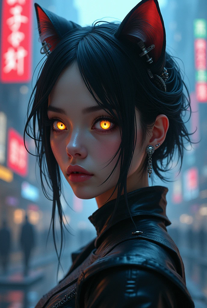 A beautiful and sexy looking girl，painterly style，In a world of horror，The surrounding light is dim，The atmosphere is terrifying，There was blood all around、skullish、serpent、Terror masks and other horror atmospheres。Rich in color as red、blue colors、green color、Dark colors such as yellow predominate。Strong contrast between light and dark colors。Head-up viewing angle。Composition is composed with a wrap-around pattern，The surrounding scene revolves around the girl in the center，Picture style: Gothic dark style。 --auto