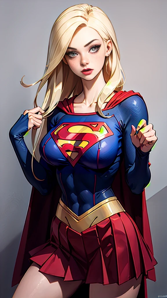 Supergirl, breats ( toplesss), big breasts, perfect body