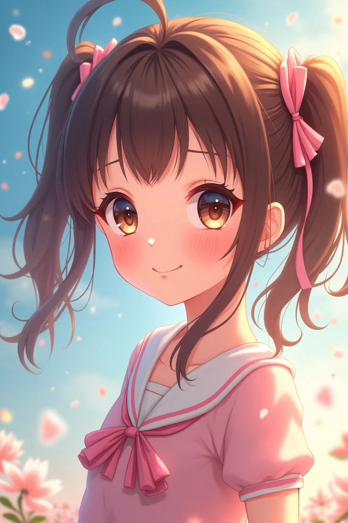 Cute and innocent school girl