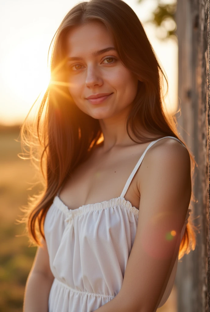 charming Yulia woman. sexy, (perfect breasts:1), (photorealistic:1.4) sunset (extremely intricate), (exquisitely detailed), highly detailed, highres, original, extremely detailed 8K wallpaper, best quality, detailed face, ultra-detailed,