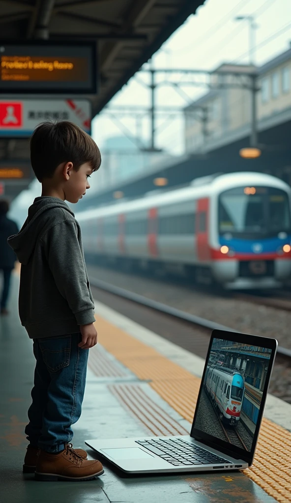 sitting on his mom's lap using her phone, shorts, inside of a bus, brown hair, blue eyes, blushed cheeks, photo realistic, ultra detailed, soft lights, night time ⌚, city, 1mom, 1boy, 1child, (best quality, masterpiece,)