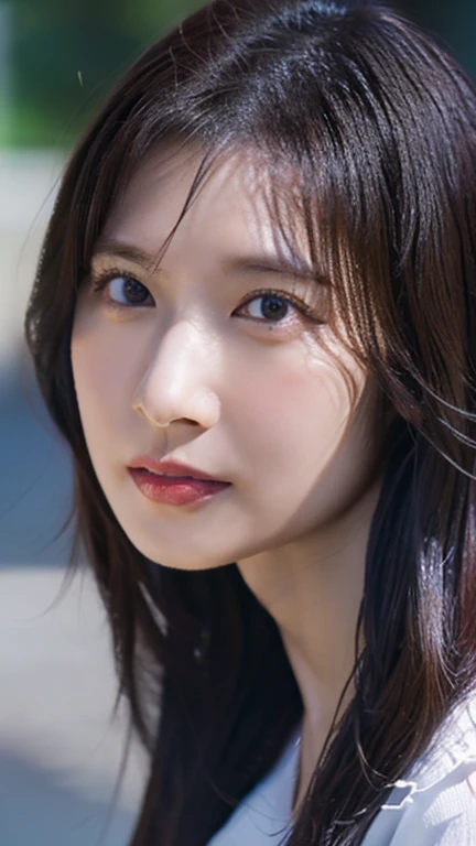 Mix 4, 20th, Alone, length_hair, se Nishino, Haruka Kaki, Photo album, (8k,  RAW Photos,  best quality, masterpiece:1.2), (Realistic, Realistic:1.37),  professional lighting,  photon mapping ,  radio city,  physically-based rendering 