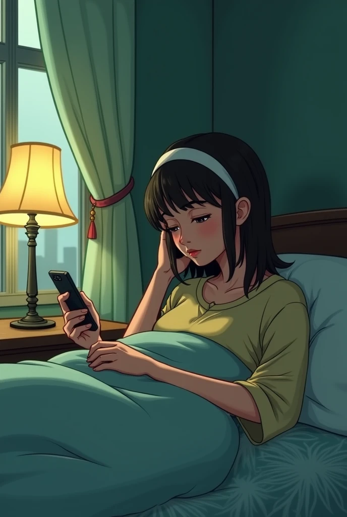 (unity 8k wallpape),(best quality),(high resolution),(ultra-detailed),(perfect anatomy),(beautiful detailed eyes),1girl,(Dimly lit motel room),((Sit on the bed:1.3)),Bedside table,((There are three one-dollar bills on the bedside table.:1.3)), BREAK Bought Girl,Unbelievable beautiful girl,15yo,blackhair,ponytail,Sailor suit,Navy Skirt,White socks, body,(Holding a smartphone in one hand:1.3),(Sit with your legs apart),(White panties),A tense look,Look down,The eyes are looking at me,Photograph the whole body, BREAK (On the table are three coins and a camera.),